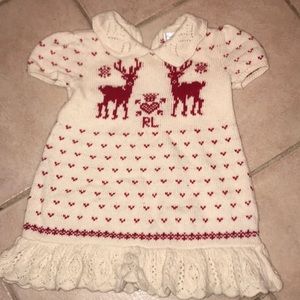 Ralph Lauren Reindeer Sweater dress